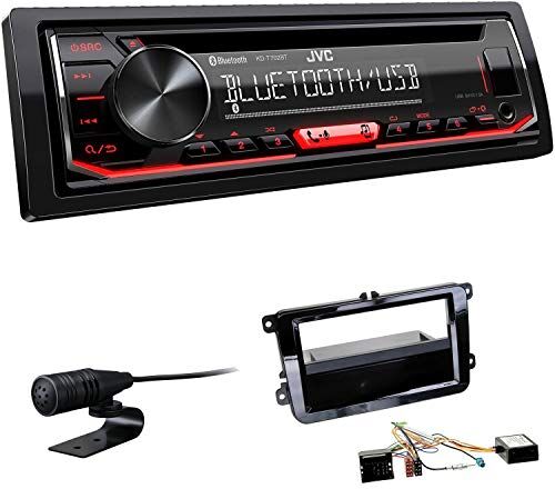 KDT702BTEBS536 EHO Bundle JVC KD-T702BT 1-DIN USB AUX CD tuner passar Volkswagen VW Scirocco III från 2008 Piano svart inkl Canbus KDT702BTEBS536 EHO Bundle JVC KD-T702BT 1-DIN USB AUX CD tuner passar Volkswagen VW Scirocco III från 2008 Piano svart inkl Canbus