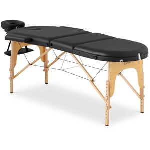 physa Hopfällbar massagebänk - 185-211 x 70-88 x 63-85 cm - 227 kg - Svart