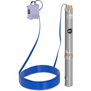 MSW Djupvattenpump - 95 mm / 3,75'' - 10 800 l/h - 1100 W - 20 m kabel / 51 m uppfordringshöjd - Rostfritt stål