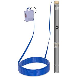 MSW Djupvattenpump - 70 mm / 2,75'' - 3800 l/h - 550 W - 20 m kabel / 55 m uppfordringshöjd - Rostfritt stål