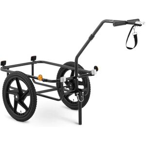 Uniprodo Transportvagn för cykel - 35 kg - Reflexer