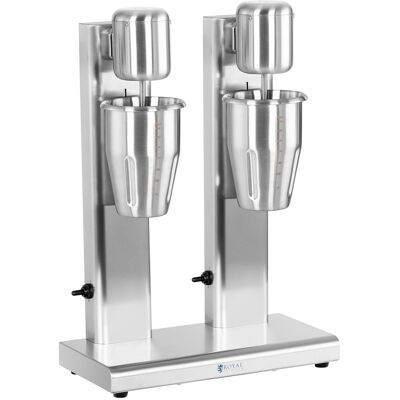 Royal Catering Milkshakemaskin - Dubbel - 2 x 1 L - 15 000 rpm - Rostfritt stål Royal Catering Milkshakemaskin - Dubbel - 2 x 1 L - 15 000 rpm - Rostfritt stål