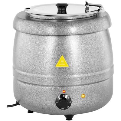 Royal Catering Elektrisk soppkittel - 10 L - Stål - Silverbeläggning Royal Catering Elektrisk soppkittel - 10 L - Stål - Silverbeläggning