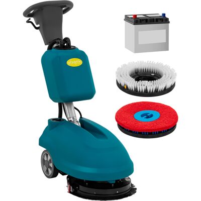 ulsonix Kombiskurmaskin med batteri - 35 cm - 1500 m²/h - Manuell drift ulsonix Kombiskurmaskin med batteri - 35 cm - 1500 m²/h - Manuell drift