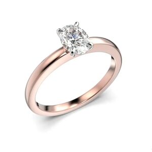 Festive diamantring oval Selena 0,50 ct rosevitguld 683-050-PV