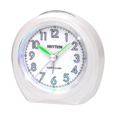 Rhythm väckarklocka vit CRE815-NR03 Rhythm väckarklocka vit CRE815-NR03