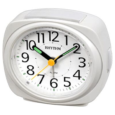 Rhythm väckarklocka vit CRE848-WR03 Rhythm väckarklocka vit CRE848-WR03