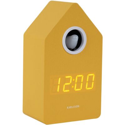 Karlsson väckarklocka Cuckoo LED mango yellow KA6070YE Karlsson väckarklocka Cuckoo LED mango yellow KA6070YE