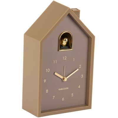 Karlsson väckarklocka Modern Cuckoo Oro mocha brown KA6077BR Karlsson väckarklocka Modern Cuckoo Oro mocha brown KA6077BR