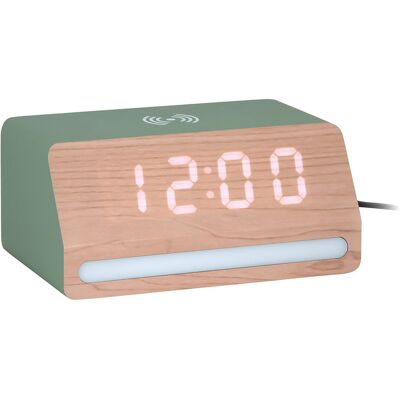 Karlsson väckarklocka Retro with white LED jungle green KA6078GR Karlsson väckarklocka Retro with white LED jungle green KA6078GR