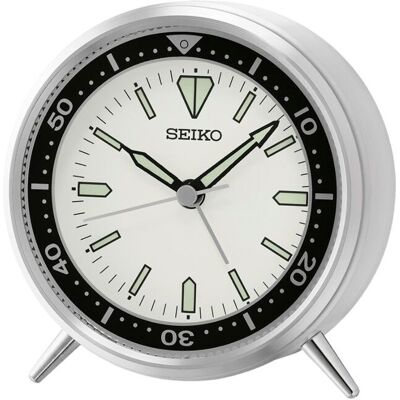 Seiko väckarklocka aluminium QXE065S Seiko väckarklocka aluminium QXE065S