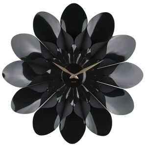 Karlsson KA5731BK väggklocka Flower Plastic Black 60 cm