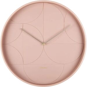 Karlsson väggklocka Echelon Circular faded pink 40 cm KA5948PI