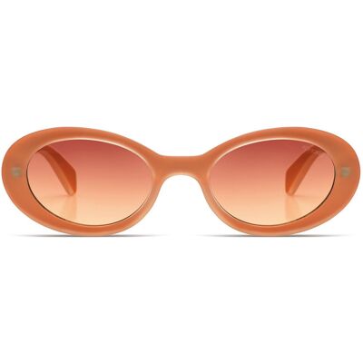 KOMONO Ana Velvet coral solglasögon KOMONO Ana Velvet coral solglasögon