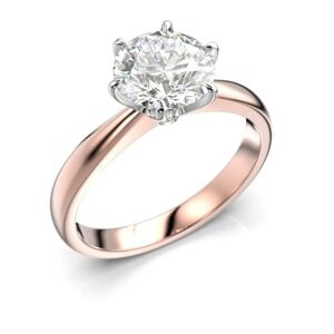 Festive Classic 23 diamantring enstens rosevitguld 1,50 ct 686-150-PV