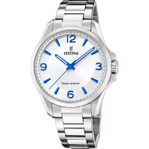 Festina Petite grey silver solar gents herrklocka F20656/1 Festina Petite grey silver solar gents herrklocka F20656/1