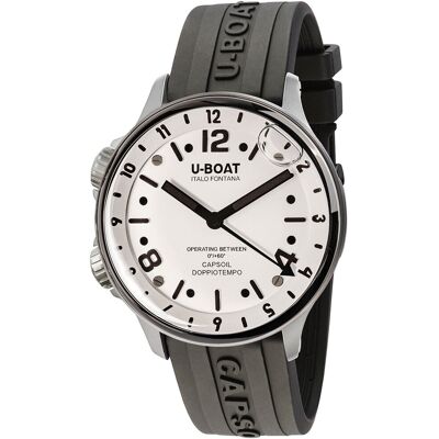 U-BOAT Capsoil Doppiotempo 45 mm SS White 8888/B U-BOAT Capsoil Doppiotempo 45 mm SS White 8888/B