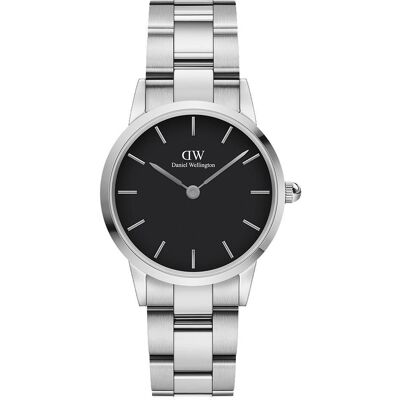 Daniel Wellington Iconic Link 28 Silver Black DW00100208 Daniel Wellington Iconic Link 28 Silver Black DW00100208
