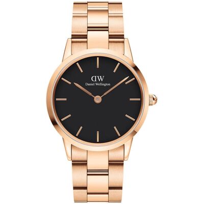 Daniel Wellington Iconic Link 36 Rose Gold Black DW00100210 Daniel Wellington Iconic Link 36 Rose Gold Black DW00100210