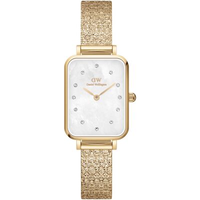 Daniel Wellington Quadro Pressed Piano Lumine Gold MOP White DW00100582 Daniel Wellington Quadro Pressed Piano Lumine Gold MOP White DW00100582