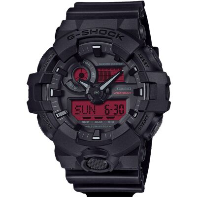 Casio G-Shock Black and Bold Red GA-700BBR-1AER Casio G-Shock Black and Bold Red GA-700BBR-1AER
