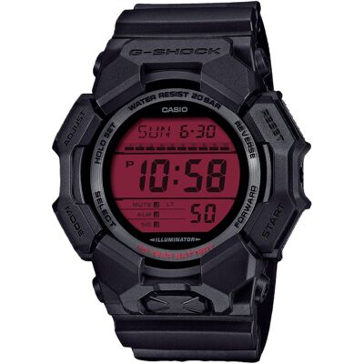 Casio G-Shock Black and Bold Red GD-010BBR-1ER Casio G-Shock Black and Bold Red GD-010BBR-1ER