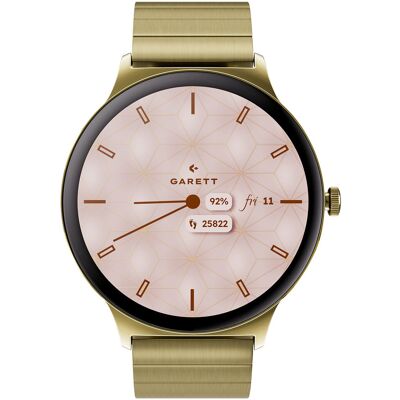 Garett Verona 2 Gold Solid Steel smartklocka Garett Verona 2 Gold Solid Steel smartklocka