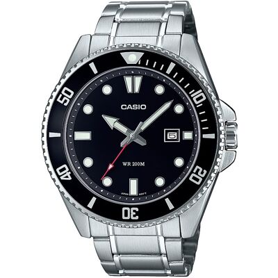 Casio Duro black steel MDV-107D-1A1VEF Casio Duro black steel MDV-107D-1A1VEF