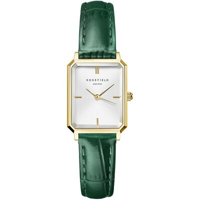 Rosefield Octagon XS White Emerald Leather Gold OWGLG-O86 Rosefield Octagon XS White Emerald Leather Gold OWGLG-O86