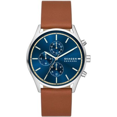Skagen Holst Chronograph 3-hand Silver brown SKW6916 Skagen Holst Chronograph 3-hand Silver brown SKW6916