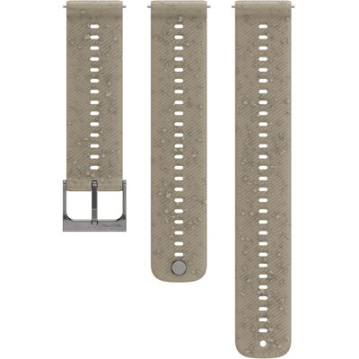 Suunto Athletic 6 silikonarmband 22 mm Gravel Gray S+M Suunto Athletic 6 silikonarmband 22 mm Gravel Gray S+M