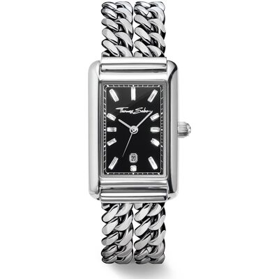 Thomas Sabo Rechteckig damklocka WA0453-201-203-22 MM Thomas Sabo Rechteckig damklocka WA0453-201-203-22 MM