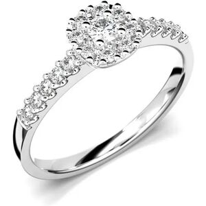 Festive Jasmin halo-diamantring 561-025-VK