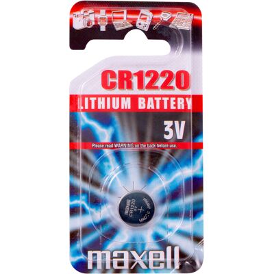 Maxell CR1220 Litiumbatteri - 36mAh - Små elektronikartiklar Maxell CR1220 Litiumbatteri - 36mAh - Små elektronikartiklar