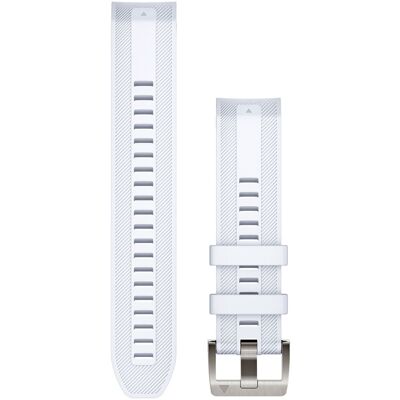 Garmin MARQ Quickfit 22 mm vit silikonarmband 010-13225-06 Garmin MARQ Quickfit 22 mm vit silikonarmband 010-13225-06