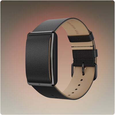 Polar Loop armband svart läder S-L Polar Loop armband svart läder S-L