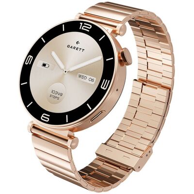Garett Rose Gold Solid smartklocka Garett Rose Gold Solid smartklocka