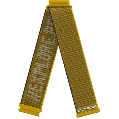 COROS APEX 2 Pro nylonarmband gul kort 22 mm WAPX2P-WB-YEL-N-S COROS APEX 2 Pro nylonarmband gul kort 22 mm WAPX2P-WB-YEL-N-S