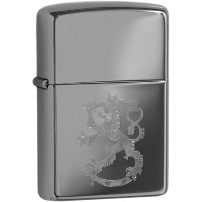 Zippo 250SL Finlands Leijon blank krom Zippo 250SL Finlands Leijon blank krom