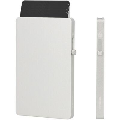 Valenta Cardprotector Aluminium Magsafe Thin Silver korthållare Valenta Cardprotector Aluminium Magsafe Thin Silver korthållare