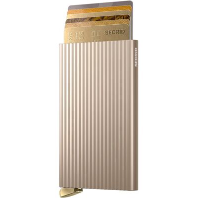 Secrid Premium Cardprotector Fluted Cashmere+ Secrid Premium Cardprotector Fluted Cashmere+