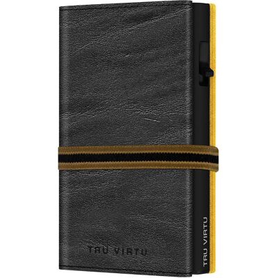 Tru Virtu Click & Slide Strap Cross Wallet Caramba Black RFID Tru Virtu Click & Slide Strap Cross Wallet Caramba Black RFID