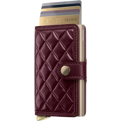 Secrid Premium Miniwallet Emboss Diamond Bordeaux+ Secrid Premium Miniwallet Emboss Diamond Bordeaux+