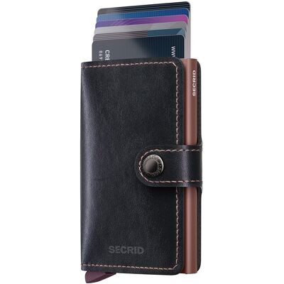 Secrid Miniwallet Mirum Black-Rose Secrid Miniwallet Mirum Black-Rose