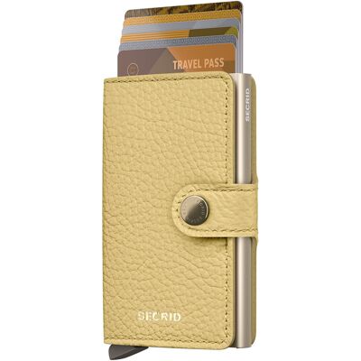 Secrid Miniwallet Pebble Butter Yellow Secrid Miniwallet Pebble Butter Yellow