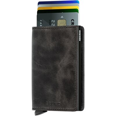 Secrid Slimwallet Vintage Black Secrid Slimwallet Vintage Black
