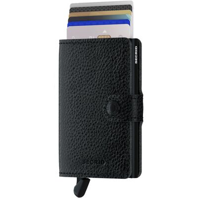 Secrid Miniwallet Veg. Tanned Black-Black Secrid Miniwallet Veg. Tanned Black-Black