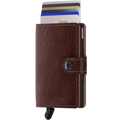 Secrid Miniwallet Veg. Tanned Espresso-Brown Secrid Miniwallet Veg. Tanned Espresso-Brown