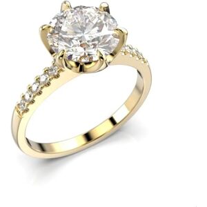 Festive Julianna krona diamantring 2,10 ct gult guld 682-210-KK