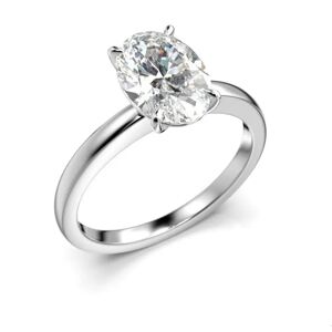 Festive Selena oval ring med diamanter vitguld 1,50 ct 683-150-VK